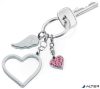 Kulcstartó, 3 charm dísszel, TROIKA "LOVE IS IN THE AIR"
