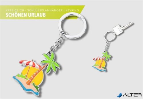 Kulcstartó, TROIKA 'Schönen Urlaub'