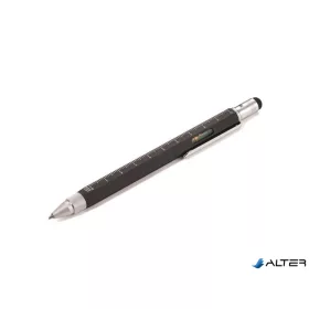   Golyóstoll, multifunkciós, érintővel, TROIKA, "Construction", fekete