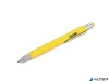 Golyóstoll, multifunkciós, érintővel, TROIKA, 'Construction', sárga