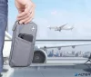 Dokumentumtároló, utazáshoz, RFID védelemmel, TROIKA 'Safe flight', szürke