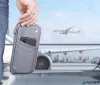 Dokumentumtároló, utazáshoz, RFID védelemmel, TROIKA "Safe flight", szürke