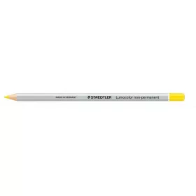   Jelölőceruza, hatszögletű, mindenre író, lemosható (omnichrom), STAEDTLER 'Lumocolor 108', sárga