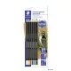 Jelölőceruza készlet, mindenre író, vízálló, STAEDTLER "Lumocolor® permanent glasochrom 108 20", 6 különböző szín