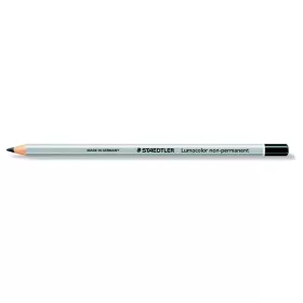  Jelölőceruza, hatszögletű, mindenre író, lemosható (omnichrom), STAEDTLER 'Lumocolor 108', fekete
