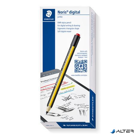 Érintőceruza, vastag, érintőképernyős készülékekhez, EMR, STAEDTLER 'Noris Digital Jumbo'