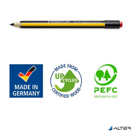 Érintőceruza, vastag, érintőképernyős készülékekhez, EMR, STAEDTLER "Noris Digital Jumbo"