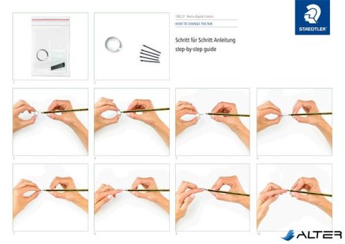Érintőceruza, érintőképernyős készülékekhez, EMR, STAEDTLER 'Noris Digital Classic 180 22', sárga