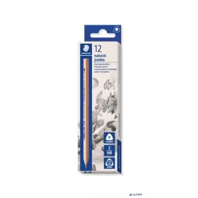   Grafitceruza, HB, háromszögletű, vastag, STAEDTLER "Noris® natural jumbo 119N"