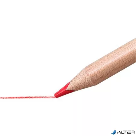 Színes ceruza készlet, háromszögletű, vastag, STAEDTLER "Noris® natural jumbo 1280N", 12 szín