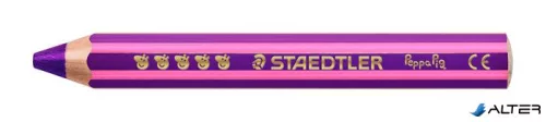 Színes ceruza készlet, hatszögletű, jumbo, STAEDTLER „Noris® junior 140", Peppa malac, 12 szín