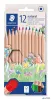 Színes ceruza készlet, hatszögletű, STAEDTLER 'Noris® natural 143N', 12 szín