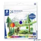 Színes ceruza készlet, hatszögletű, STAEDTLER "146 C", 24 különböző szín
