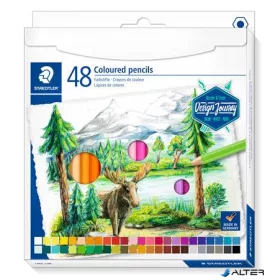   Színes ceruza készlet, hatszögletű, STAEDTLER "146C", 48 különböző szín