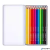 Színes ceruza készlet, hatszögletű, STAEDTLER® 'metallic 146M', 12 különböző metál szín