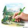 Színes ceruza készlet, hatszögletű, STAEDTLER® '146M', 12 különböző metál szín