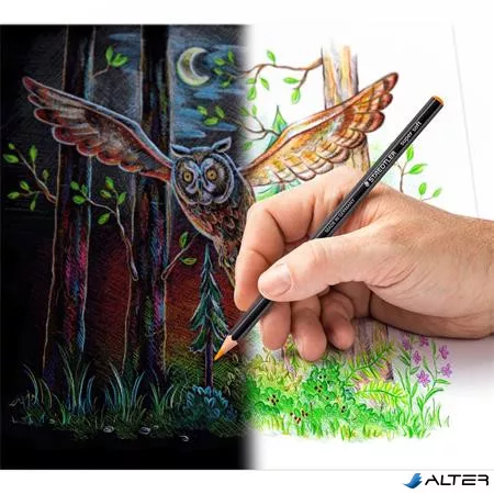 Színes ceruza készlet, hatszögletű, STAEDTLER "149 C", 24 különböző szín