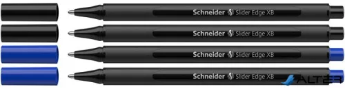 Golyóstoll készlet, 0,7 mm, kupakos, SCHNEIDER "Slider Edge XB", vegyes színek