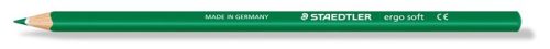 Színes ceruza, háromszögletű, STAEDTLER 'Ergo Soft 157', zöld