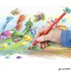 Színes ceruza készlet, háromszögletű, fémdobozos, STAEDTLER "Ergo Soft 157", 36 különböző szín