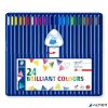 Színes ceruza készlet, háromszögletű, STAEDTLER 'Ergosoft® 157', 24 különböző szín