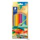 Színes ceruza készlet, hatszögletű, STAEDTLER "175 C", Multiverzum 2, 12 különböző szín