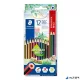 Színes ceruza készlet, hatszögletű, STAEDTLER "Noris Colour 185", 10+2 különböző szín