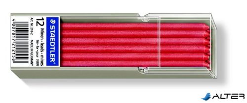 Jelölőkréta hegy, mindenre író, lemosható (omnichrom), STAEDTLER "Lumocolor 218", piros