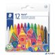 Zsírkréta, STAEDTLER "Noris 220", 12 különböző szín