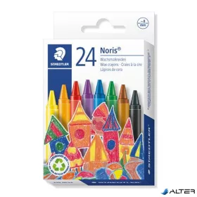   Zsírkréta, STAEDTLER "Noris 220", 24 különböző szín