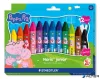Zsírkréta, hatszögletű, jumbo, STAEDTLER „Noris® junior 224”, Peppa malac, 12 szín