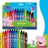 Zsírkréta, hatszögletű, jumbo, STAEDTLER „Noris® junior 224”, Peppa malac, 12 szín