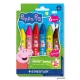 Zsírkréta, hatszögletű, jumbo, STAEDTLER „Noris® junior 224”, Peppa malac, 6 szín