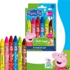 Zsírkréta, hatszögletű, jumbo, STAEDTLER „Noris® junior 224”, Peppa malac, 6 szín