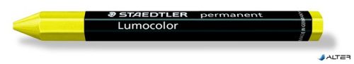 Jelölőkréta, mindenre író, vízálló (omnigraph), STAEDTLER "Lumocolor 236", sárga