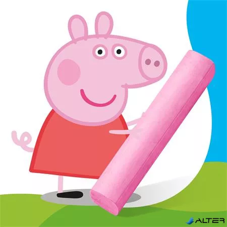 Aszfaltkréta, jumbo, STAEDTLER 'Noris® Junior 2365', Peppa malac, 6 szín