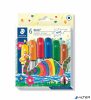 Zsírkréta, zselés, STAEDTLER "Noris 2390", 6 különböző szín