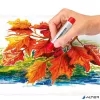 Olajpasztell kréta, STAEDTLER '2420', 12 különböző szín