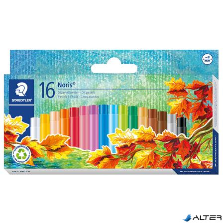 Olajpasztell kréta, STAEDTLER 'Noris 241', 16 különböző szín