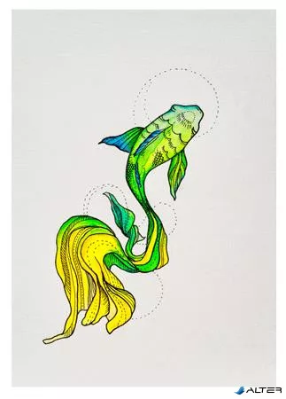 Ecsetirón készlet, 0,5-0,8/1,0-6,0 mm, kétvégű, STAEDTLER "3001", 36 szín