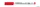 Táblamarker, 1 mm, M, kúpos, STAEDTLER 'Lumocolor 301', piros