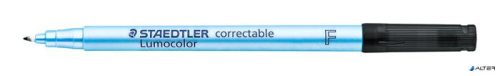 Alkoholmentes marker, OHP, 0,6 mm, STAEDTLER "Lumocolor® 305 F", fekete