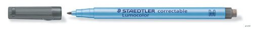 Alkoholmentes marker, OHP, 1 mm, STAEDTLER 'Lumocolor® 305 M', fekete