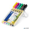Tűfilc készlet, 0,6 mm,  STAEDTLER "Noris® 307", 6 különböző szín