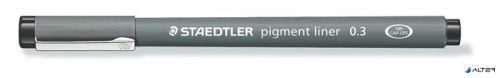 Tusfilc, 0,3 mm, STAEDTLER "Pigment Liner 308", fekete