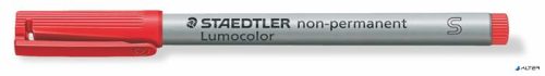 Alkoholmentes marker, OHP, 0,4 mm, STAEDTLER 'Lumocolor® 311 S', piros
