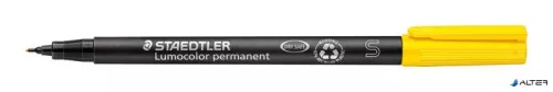 Alkoholos marker, OHP, 0,4 mm, STAEDTLER 'Lumocolor® 313 S', sárga