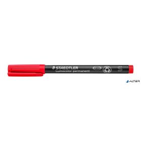   Alkoholos marker, OHP, 0,4 mm, STAEDTLER 'Lumocolor® 313 S', piros