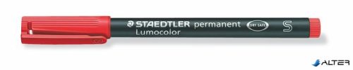 Alkoholos marker, OHP, 0,4 mm, STAEDTLER 'Lumocolor® 313 S', piros