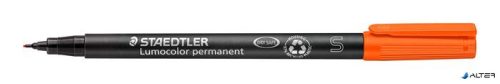 Alkoholos marker, OHP, 0,4 mm, STAEDTLER 'Lumocolor® 313 S', narancssárga